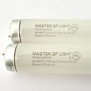 F40/WX (2 Pack) 4ft Fluorescent Tube Light Bulb 40 Watt T12 40W F40T12 Neutral White 3500K 1.5" Diameter Replaces F40N/ECO F40/D35/ECO F40T12/735/ECO F40SP35/ECO F40SPX35/ECO F40WX F40T12/NX/ALTO (2)