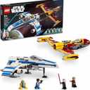 Lego Star Wars: Ahsoka New Republic E-Wing vs. Shin Hatis Starfighter 75364 Star Wars Playset Based on The Ahsoka TV Series, Show Inspired Building Toy for Ahsoka Fans Featuring 5 Star Wars Figures