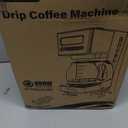 12-Cup Programmable Coffee Maker, Regular & Strong Brew Drip Coffee Machine, 1-4 Cup and Ice Coffee Setting, 24H Timer, Auto Shut-Off, Keep Warm, Pause & Serve