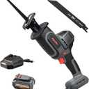 Mellif Brushless Reciprocating Saw Compatible with Dewalt 20v Max Battery, with 20V 4.0Ah Battery & Charger, 1" Stroke Length, 3000 SPM, Variable Speed, Quick Blade Change, LED Light