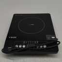 VBGK Portable induction Cooktop,110V Single Burner Induction Stove Top,1800W Induction Hot Plate Electric Burner,7 Power Levels, Kids Lock & Timer,LED touch control,Overheat Protection