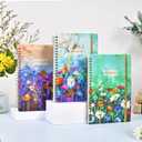 Spiral Notebook - 3 Pack A5 Ruled Journal Notebook, 8.3''  6'', 3  160 Pages, Journal for Women, College Ruled Notebook, Spiral Notebook with Back Pocket, Great Notebooks for School, Home & Office