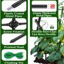 80 Inch Tall Garden Arch Trellis for Climbing Plants Outdoor, Grape Trelli Metal Vine Plants Support Flower Vegetable Tomato (Black, 33" L x 33" W x 80" H - Arch Trellis)