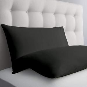Premium Hotel Quality 2 Piece Pillow Cases 100% Egyptian Cotton 600 Thread Count Pattern Solid (King/Cal-King Elephant Grey)