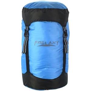 Frelaxy Compression Sack, 40% More Storage! Compression Stuff Sack, Water-Resistant & Ultralight Sleeping Bag Stuff Sack - Space Saving Gear for Camping (Blue, XXL)