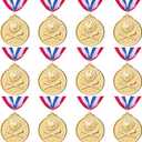 2 x Abaokai 12 Pieces Baseball Medals for Award,Softball Medals for Kids Sports Baseball Games, Party Favors, 2 Inches