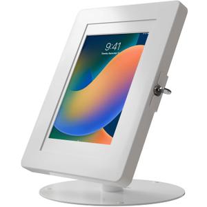 Premium iPad Retail POS Stand CTA Upscale Tablet Kiosk Stand with 360 Degree Rotation & Locking for Retail, Restaurants & More for Surface Pro 3-8th Gen, iPad Pro 12.9" & More White (PAD-HSKSWL)