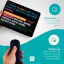 Bluetooth Remote Control for Teleprompter, Includes Teleprompter APP for Apple, Android Windows & Mac, Wireless Controller for Beam Splitter Prompter, Live Events & Content Creation