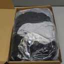 4 Pack Boys Sweatpants Lightweight Baggy Pants Teen Youth Straight Leg Open Bottom Casual Athletic Kids Joggers (XX-Large, Dark Gray, Light Gray, Gray, Black)