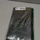 8 Pack 2in1 Disposable Plastic Tablecloths 54" x 108" Back and Gold Dot Party Table Cloth Rectangle Table Cover for Wedding Birthday Baby Shower Anniversary Christmas New Year Party Decorations