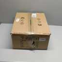 Modern Dimmable Floor Lamp with Remote Control for Living Room Bedroom, Red Wood Pattern Tall Standing Lamp Light for Home Office Dining Room with Fabric Shade