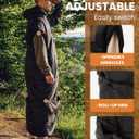 Adult Wearable Sleeping Bag with Hoodie, Sleeveless Design Adjustable Drawstring, Waterproof Wearable Sleeping Bag Ideal for Camping, Cold Weather