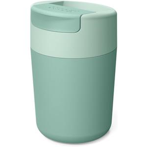 Joseph Joseph Sipp Travel Coffee Mug with Flip-top Cap - 12 fl. oz - Green