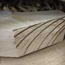 Ekena Millwork BRC06X30X30THR00SDF 5 1/2"W x 30"D x 30"H Thorton Smooth Knee Brace, Douglas Fir