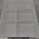 Citylife 17 QT Plastic Storage Box with Removable Tray Craft Organizers and Storage Clear Storage Container for Organizing Bead, Tool, Sewing, Playdoh
