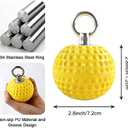 Climbing Pull Up Power Ball Hold Grips with Straps, Non-Slip Hand Grips Strength Trainer Exerciser for Bouldering, Pull-up, Kettlebells, Fitness, Workout