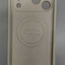 Vooii Magnetic for iPhone 17 Pro Max Case, Compatible with Magsafe (Premium Liquid Silicone) (Integrated Camera Control Button) Full Body Protective Anti-Scratch Microfiber Lining 6.9 inch, Stone