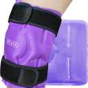 REVIX Knee Ice Pack for Injuries Reusable, Gel Ice Wrap with Cold Compress Therapy for Swelling, Bruises, Injuries, Arthritis, Hands-Free Application