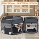 Cat Playpen, Cat Cage, Cat Crates for Indoor Cats, Cat Kennel Enclosure-L | 2 in 1 Cat Play Pen, Collapsible Cat Cage Crate for Indoor Cats, Independently Usable Cat Tents, Cat Enclosure Kitten Playpen