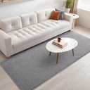 Nuttumico 2x6 Feet Rug Runners for Hallways, Grey Area Rugs for Living Room Bedroom, Washable Non-Slip Entryway Carpets for Kitchen Nursery Dorm Kids Room Home Decor, Soft Modern Indoor Throw Rugs