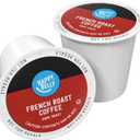 Amazon Brand - Happy Belly Dark Roast Coffee Pods, French Roast, Compatible with Keurig 2.0 K-Cup Brewers, 24 Count (EXP 10/03/27)