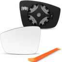 SNEMEEY Driver Side Mirror Replacement for Volkswagen VW Passat Jetta Beetle 2011 2012 2013 2014 2015 2016 2017 2018, Left Side Exterior Mirror Glass, Power Heated with Backing Plate