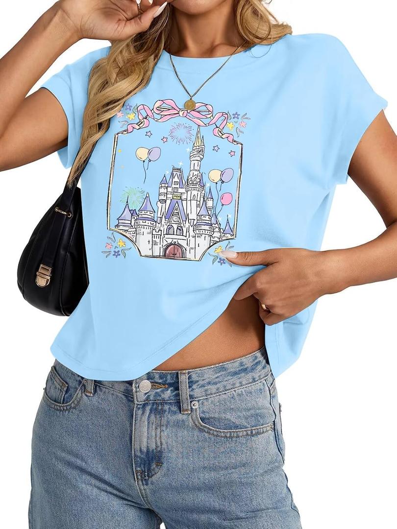 Magical Shirt for Women Magic Kingdom Castle Tshirt Princess Shirts