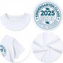 Class of 2038 Shirts Women First Day of Kindergarten Teacher Shirt Grow with Me Short Sleeve Gift Tee Tops (White, XL)