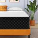 Queen Mattress, 12 Inch Queen Size Mattress Bed in a Box, Memory Foam & Pocket Springs, Medium Feel, Cool Sleep & Pressure Relief, 120-Night Trial