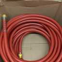 Flexon FA58100CN Farm and Ranch Garden Hose, 100 ft, Red