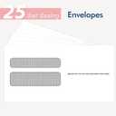 W2 Forms 2025 with Envelopes,4 Part W-2 Tax Forms 2025, 4-Part W-2 Forms with 25 Self-Seal Envelopes, Laser Forms Designed for Accounting(W2 4 Part 25 with Envelopes)