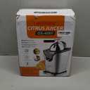 Healnitor 150W Electric Citrus Juicer Squeezer with 2 Cones, Stainless Steel Quiet Orange Juice Extractor Machines for Lime Grapefruit Lemon, Detachable Design