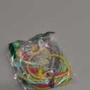 21 Pcs Colorful Silicone Ties Bag Clip, 8.26 Inch Reusable Rubber Zip Ties for Cord&Cable, Multi Purpose Twist Ties, Food Sealing Tie, Cable Strap Cord Organizer, Household Snake Strap