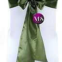 VDS Satin Chair Sashes Chair Cover Back Tie Sateen Bows Ribbon for Wedding Birthday Graduation Engagement Ceremony Event Party Banquet Venue Hotel All Dining Chair Decoration (10PC)