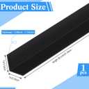 1 Pcs Wall Corner Protector Vinyl Trim,2-3/8 X 48 Inches,Black | Guards Against Scratches, L-shaped Molding for Door Countertop Furniture Cabinet Corners, Easy Install and Cleaning