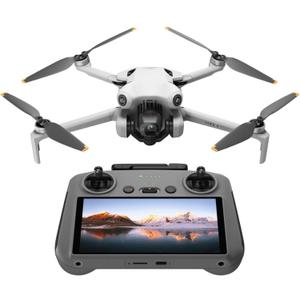 DJI Mini 4 Pro (DJI RC 2), Drones with Camera for Adults 4K, Under 0.549 lbs/249 g, 34 Mins Flight Time, 20km Max Video Transmission Distance, Omnidirectional Vision Sensing, Mini Drone for Beginners