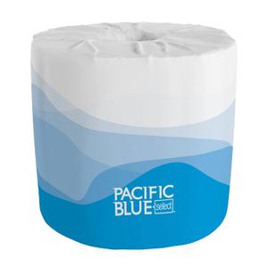 Pacific Blue Select Standard Roll 2-Ply Embossed Toilet Paper by GP PRO (Georgia-Pacific), 18280/01, 550 Sheet Per Roll, 80 Rolls Per Case