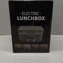 Electric Heated Lunch Box for Adults with 2 Pack 1.8L Containers, ON/OFF Power Switch & 0.6L Double Layer, Portable 100W 3-IN-1 Fast Heating Food Warmer for Men, ,12V/24V/110V for Car Truck Office (Blue)