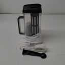 Maestri House Compact Cold Brew Coffee Maker, 64oz Iced Tea and Coffee Maker Brewer Space Saving Tritan Pitcher, 350 Mesh Filter, 100% Leak-Proof (Black)