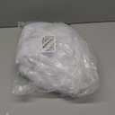 GFCC Wrinkle-Resistant White Backdrop Background for Photography Thick Photo Booth Backdrop for Photoshoot Background Screen Video Recording Parties Curtain(7.5FTX10FT)