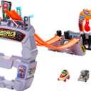 Hot Wheels Star Wars RacerVerse Toy Car Track Set & 2 Die-Cast Racers, Grogu's Great Race, U44Inspired by Star Wars, with Grogu and The Mandalorian