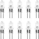G4 Light Bulb 10pcs G4 12V 35W Bi-Pin Warm White Clear Halogen Capsule Lamp Bulbs Capsule Bulb