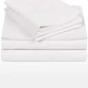 600 Thread Count Cotton Bed Sheets for King|100% Egyptian Cotton Sheets|4 Piece Sheet Set Comfy Ultra Soft Breathable Natural Cooling Sheets|Upto 16 Inch Deep Pocket Sheet Set in White Solid