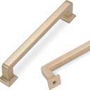 COTYKILEY 10 Pack 5 Inch(128mm) Champagne Bronze Kitchen Cabinet Handles Brushed Brass Cabinet Pulls Cabinet Door Handles Gold Kitchen Cabinet Hardware Cupboard Drawer Pulls Dresser Handles
