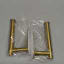 NearMoon Toilet Paper Holder Self Adhesive, Premium Thicken SUS304 Stainless Steel Rustproof Adhesive Toilet Roll Holder no Drilling for Bathroom, Kitchen, Washroom (2 Pack, Brushed Gold)