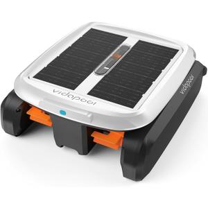 Solar Powered Automatic Robotic Pool Skimmer Cleaner,Solar Pool Surface Cleaner Dual Mode with Obstacle AvoidanceIdeal for All Swimming Pool
