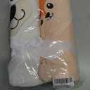 Mooreeke 2 Pack Toddler Towels - 100% Cotton Toddler Hooded Towels - Soft Baby Bath Towel with Hood for Newborn - Comfort Towel for Baby Girls and Boys - Animal Shaped (Puppy & Fox)