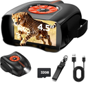 4K Night Vision Goggles for Adults: 4.5" IPS Screen Binoculars with 10X Zoom - Gifts for Men Dad Husband Boy Friend - 2624FT Digital Infrared Binocular for Camping Wildlife - Tech Gadgets Telescope