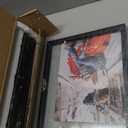 Trwcrt 4 Pack 8x10 Floating Picture Frame, Double Glass Picture Frames Display up to 10 x 12 photos for Desktop or Wall Hanging, Black