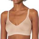 Warner's Women's Blissful Benefits Underarm-Smoothing with Seamless Stretch Wireless Lightly Lined Comfort Bra Rm3911w (Medium)